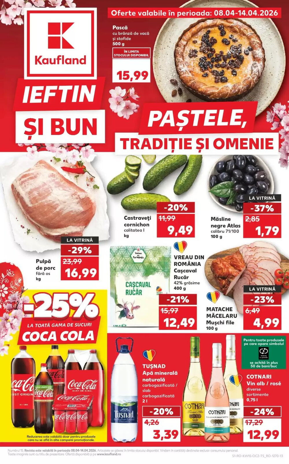 Catalogul cu oferte Kaufland valabil de la 08.04.2026 - Pagina 1.