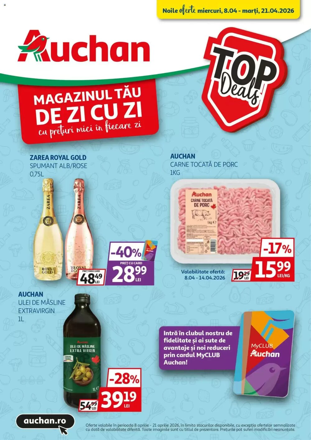 Catalogul cu oferte Auchan valabil de la 08.04.2026 - Pagina 1.