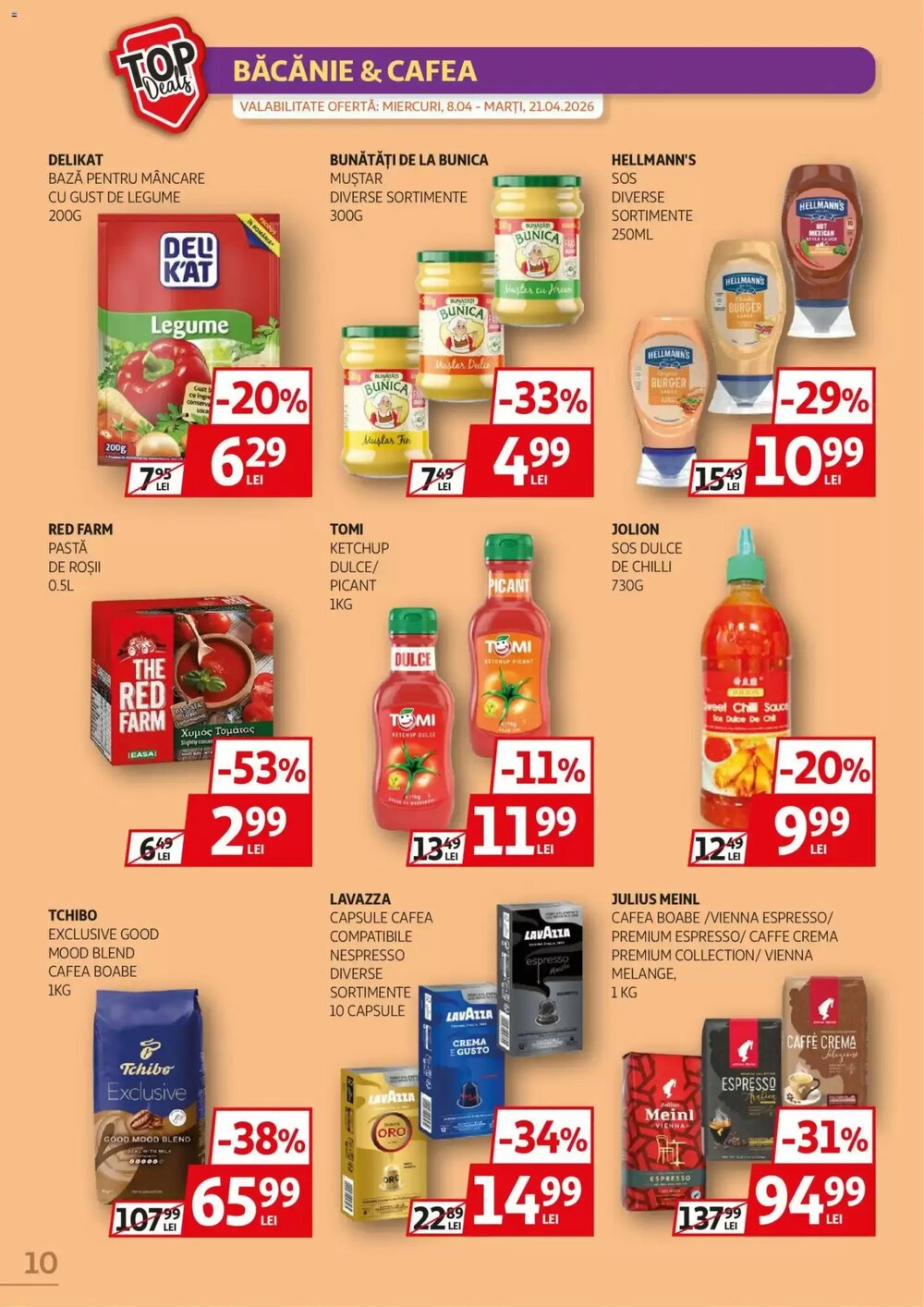Catalogul cu oferte Auchan valabil de la 08.04.2026 - Pagina 10.