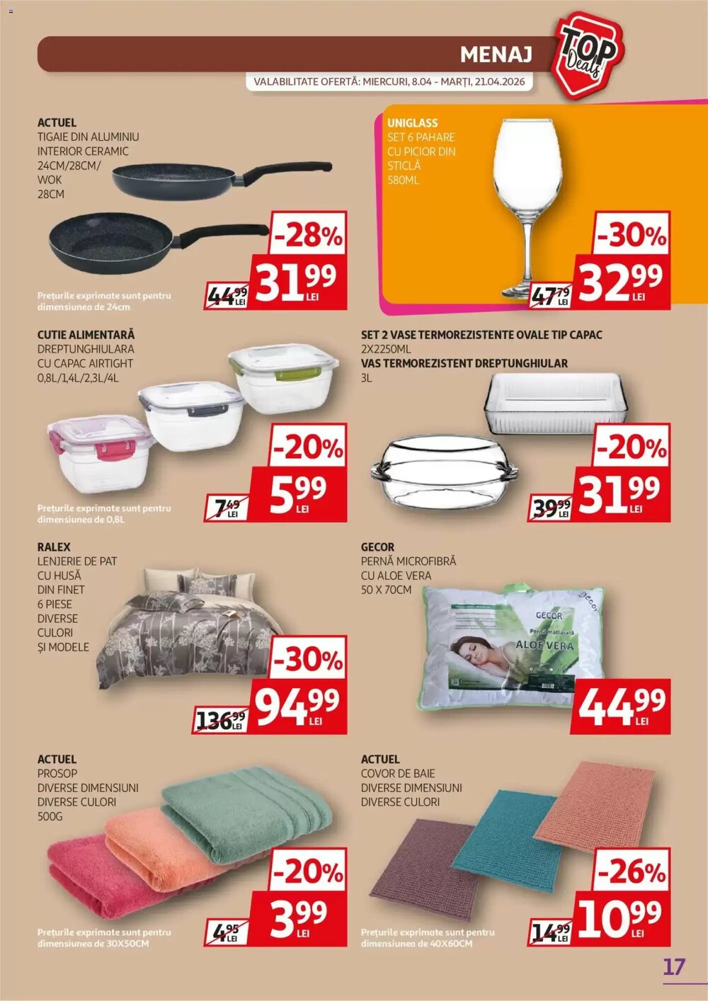 Catalogul cu oferte Auchan valabil de la 08.04.2026 - Pagina 17.