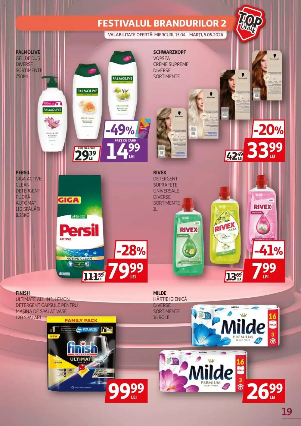 Catalogul cu oferte Auchan valabil de la 08.04.2026 - Pagina 19.