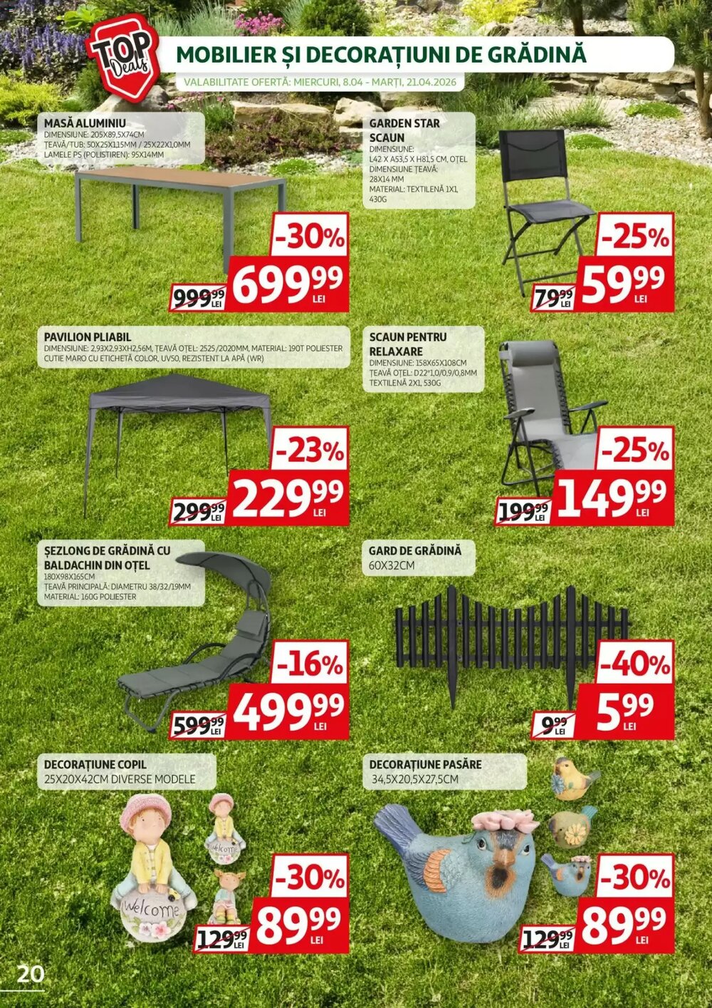 Catalogul cu oferte Auchan valabil de la 08.04.2026 - Pagina 20.