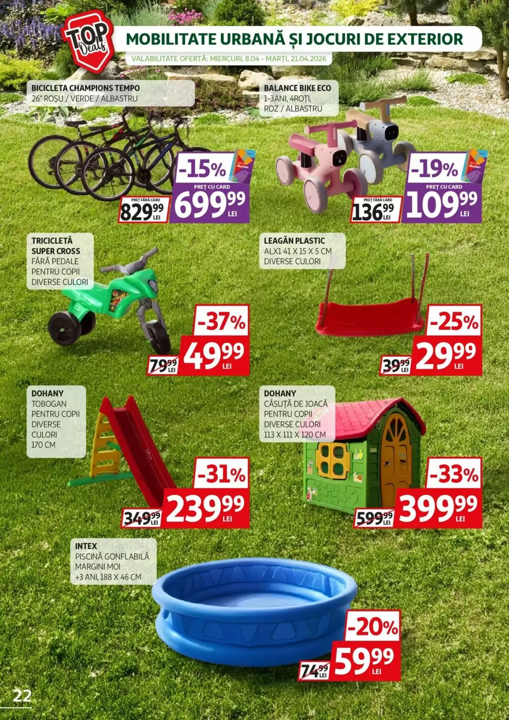 Catalogul cu oferte Auchan valabil de la 08.04.2026 - Pagina 22.