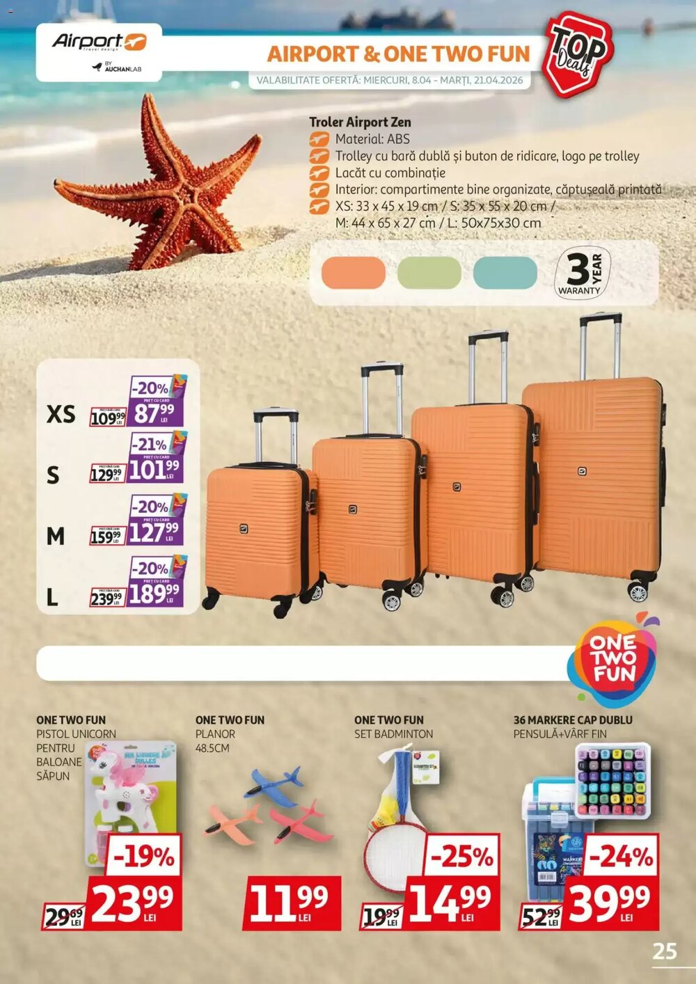 Catalogul cu oferte Auchan valabil de la 08.04.2026 - Pagina 25.