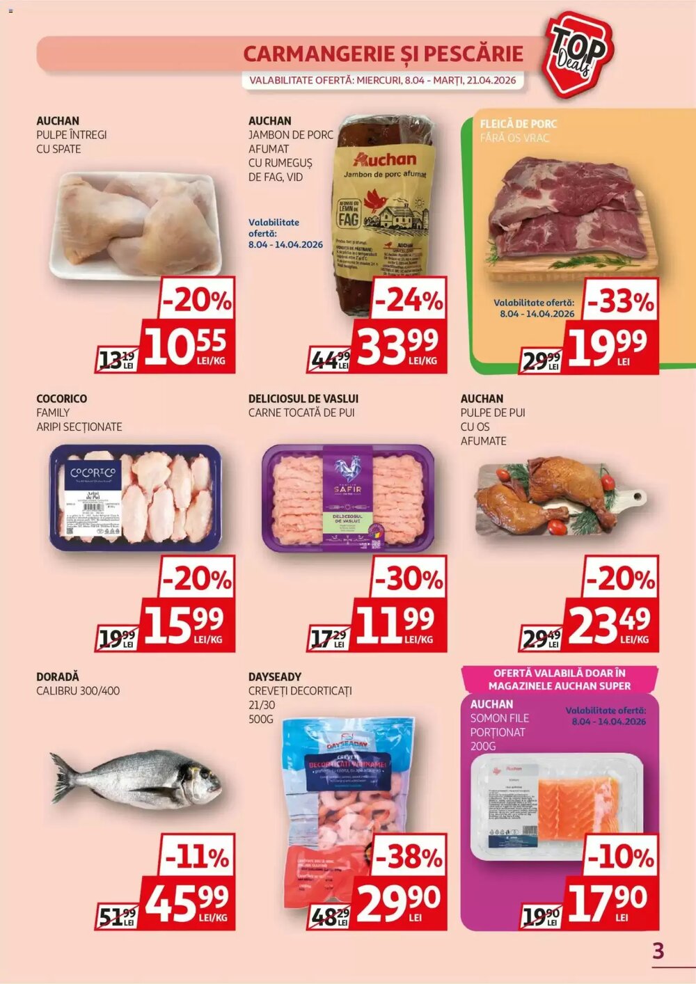 Catalogul cu oferte Auchan valabil de la 08.04.2026 - Pagina 3.