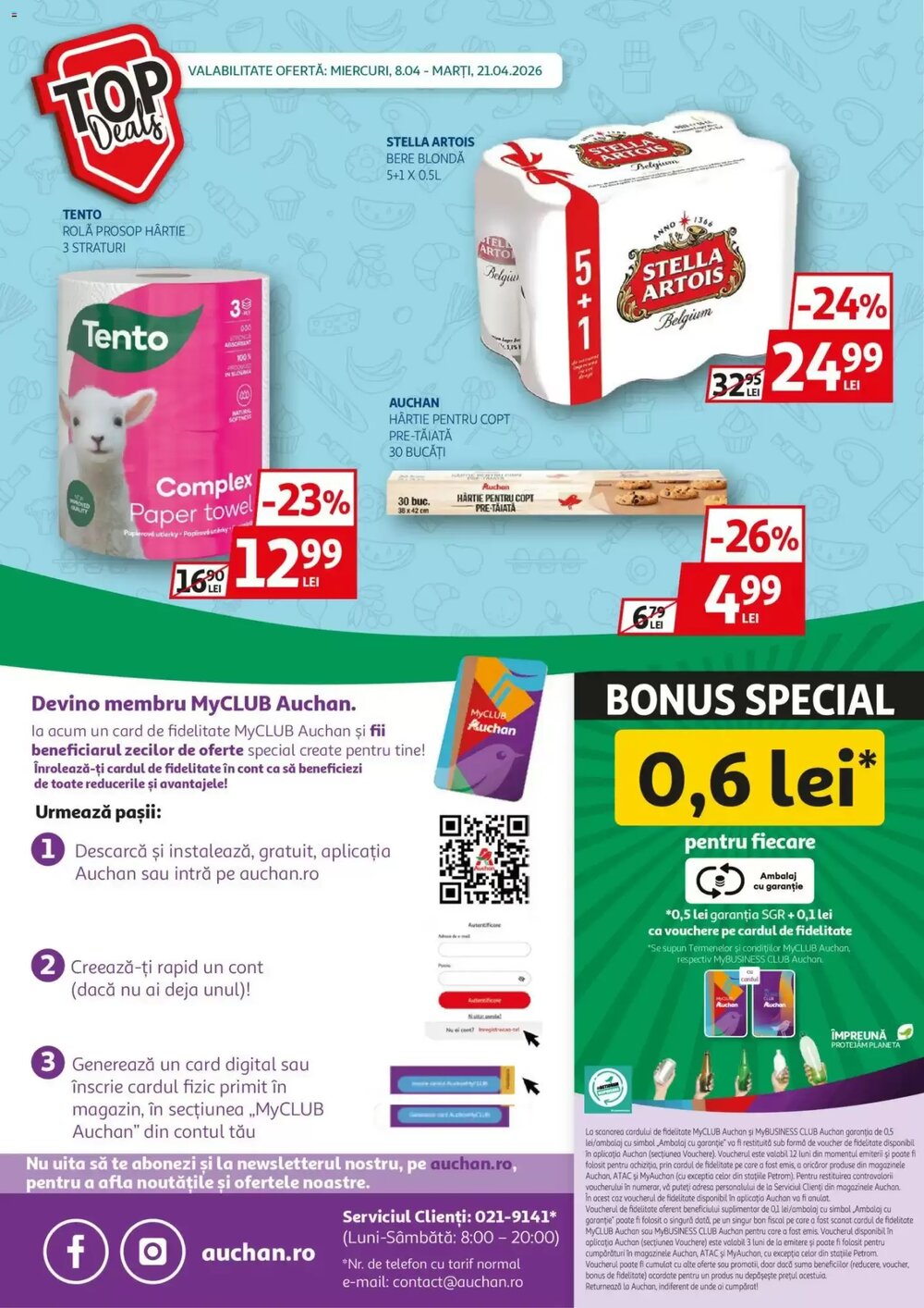 Catalogul cu oferte Auchan valabil de la 08.04.2026 - Pagina 30.