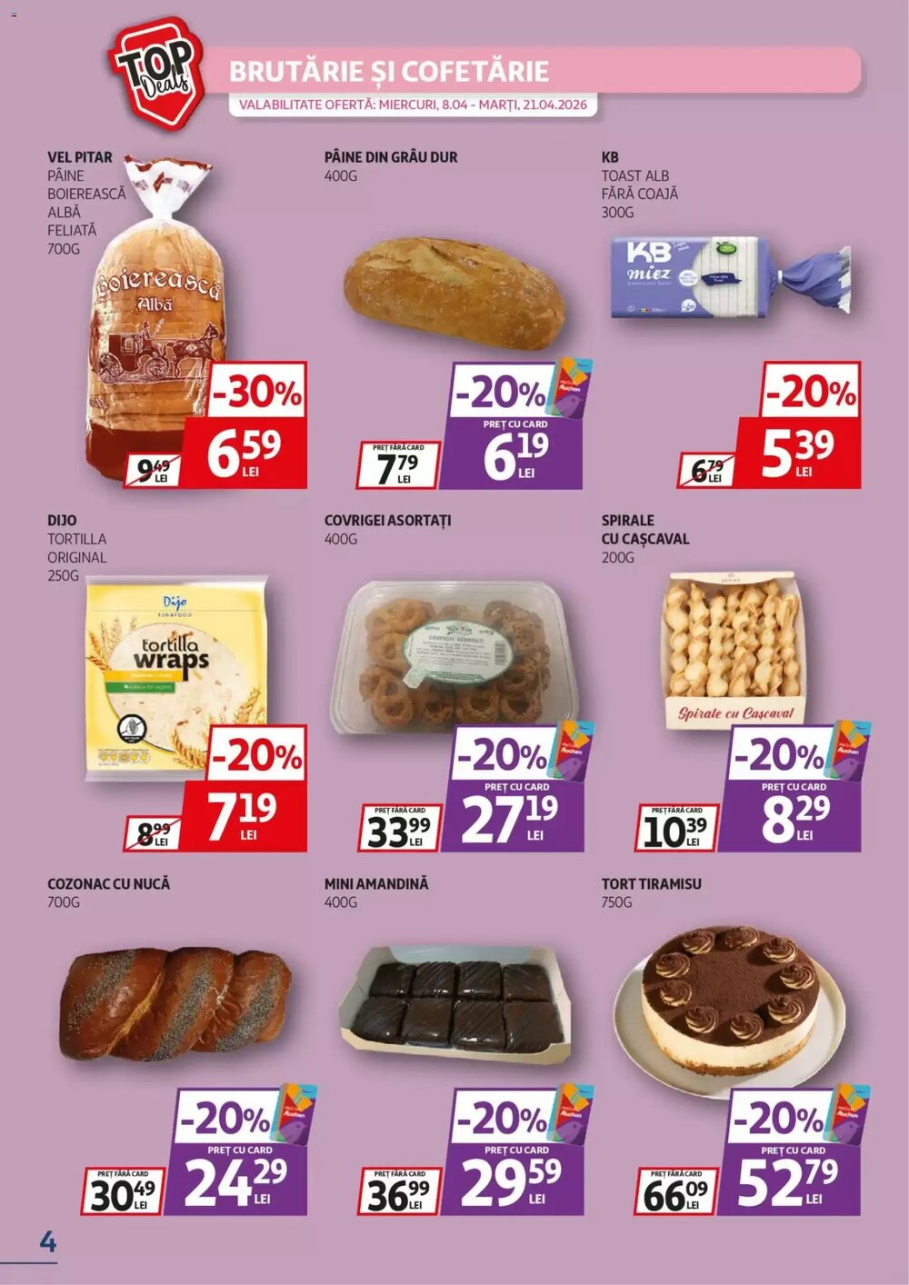 Catalogul cu oferte Auchan valabil de la 08.04.2026 - Pagina 4.