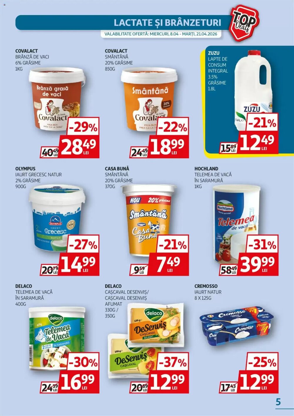 Catalogul cu oferte Auchan valabil de la 08.04.2026 - Pagina 5.