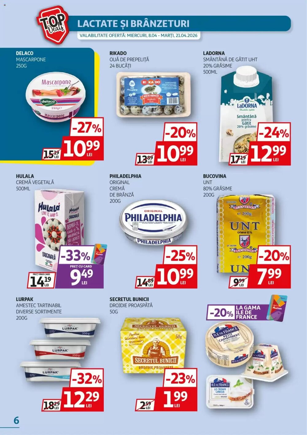 Catalogul cu oferte Auchan valabil de la 08.04.2026 - Pagina 6.