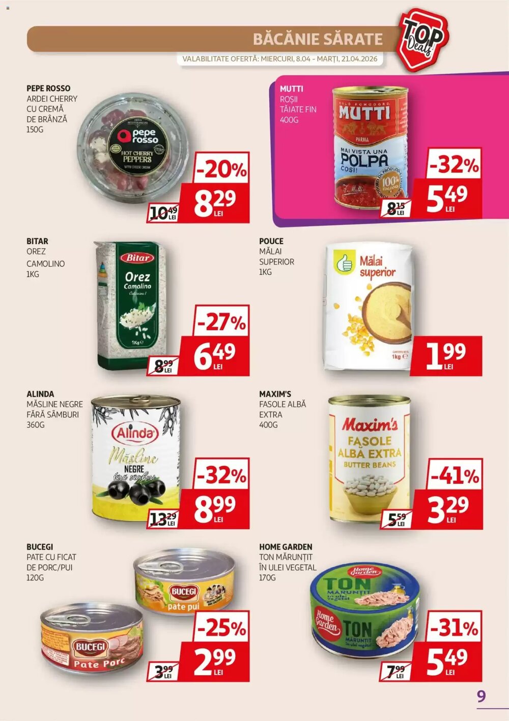 Catalogul cu oferte Auchan valabil de la 08.04.2026 - Pagina 9.