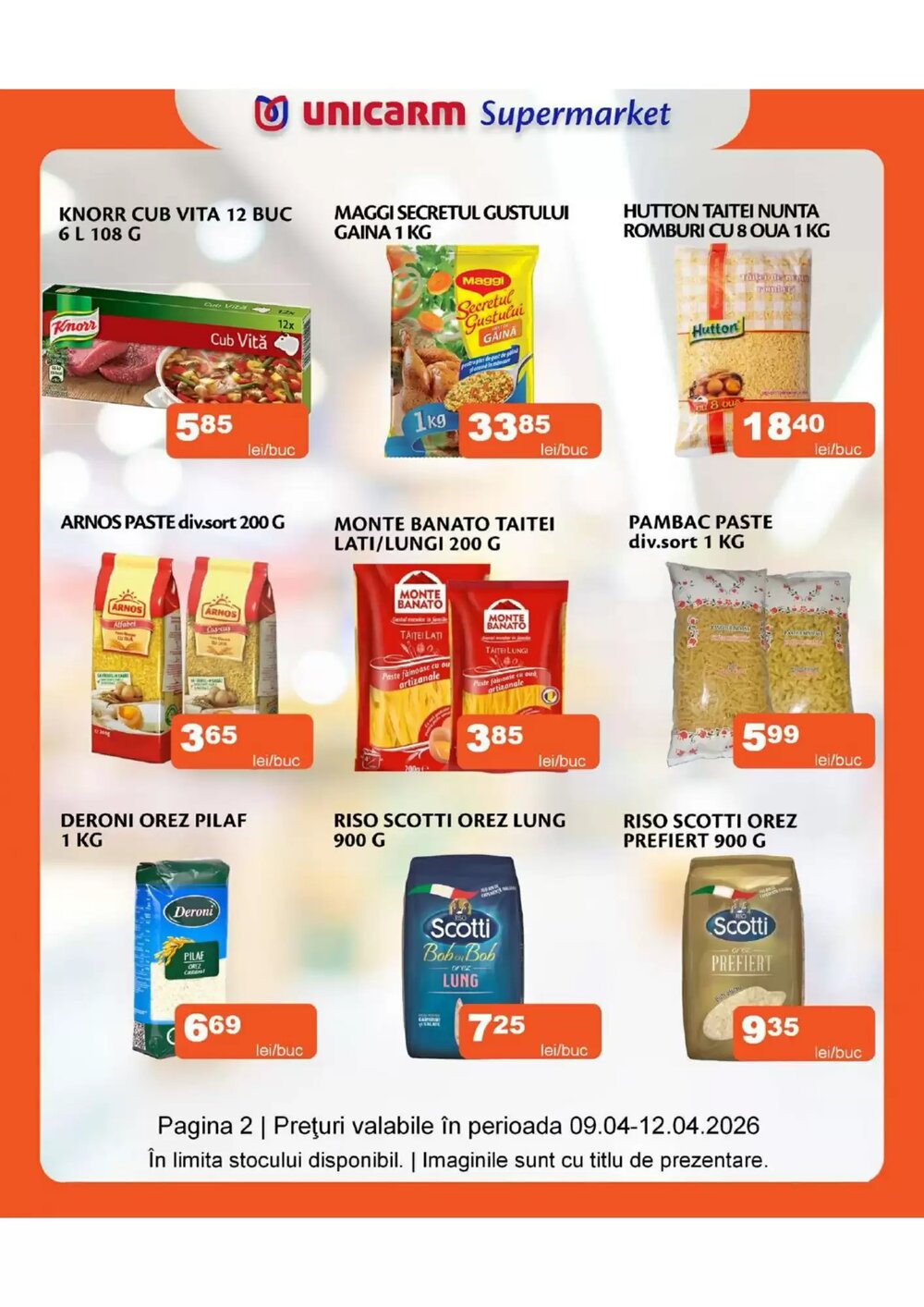 Catalogul cu oferte Unicarm valabil de la 09.04.2026 - Pagina 2.