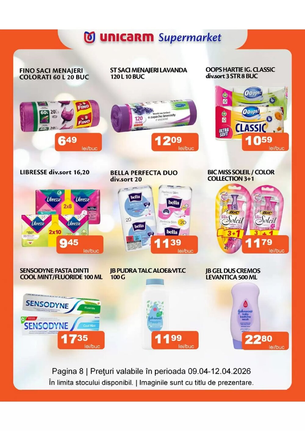Catalogul cu oferte Unicarm valabil de la 09.04.2026 - Pagina 9.