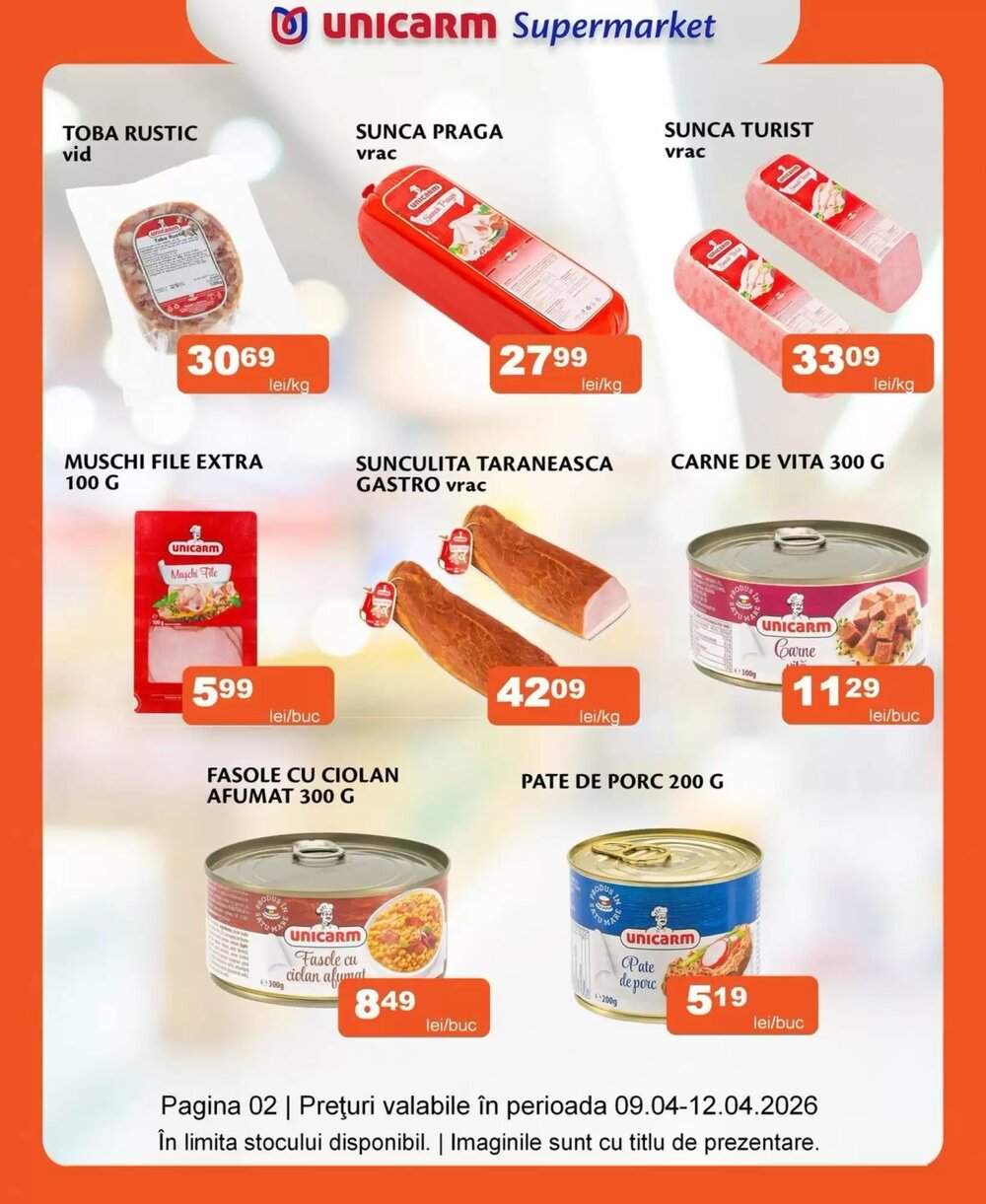 Catalogul cu oferte Unicarm valabil de la 09.04.2026 - Pagina 2.