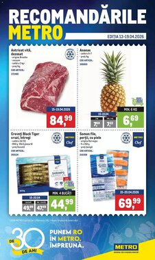 Catalogul cu oferte Metro valabil de la 13.04.2026