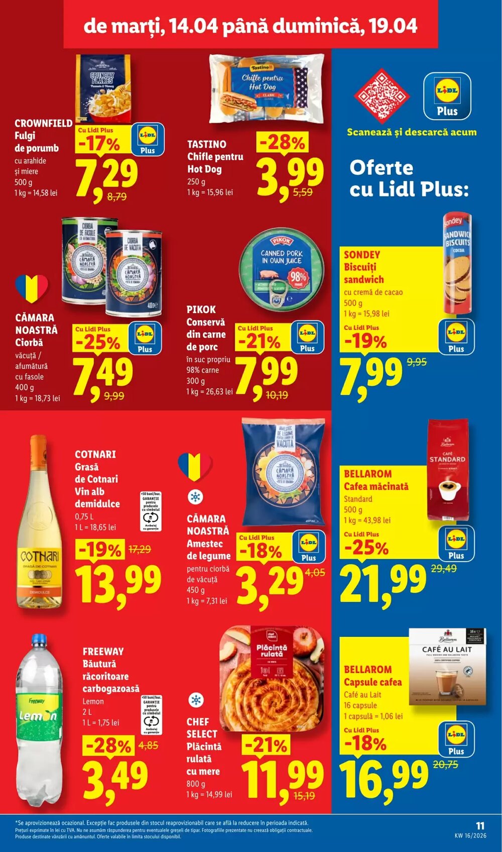 Catalogul cu oferte Lidl valabil de la 14.04.2026 - Pagina 11.
