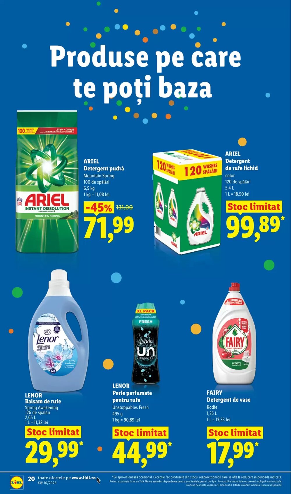 Catalogul cu oferte Lidl valabil de la 14.04.2026 - Pagina 20.