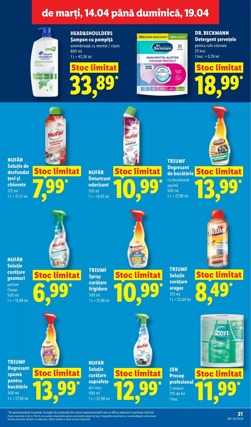 Catalogul cu oferte Lidl valabil de la 14.04.2026 - Pagina 21.