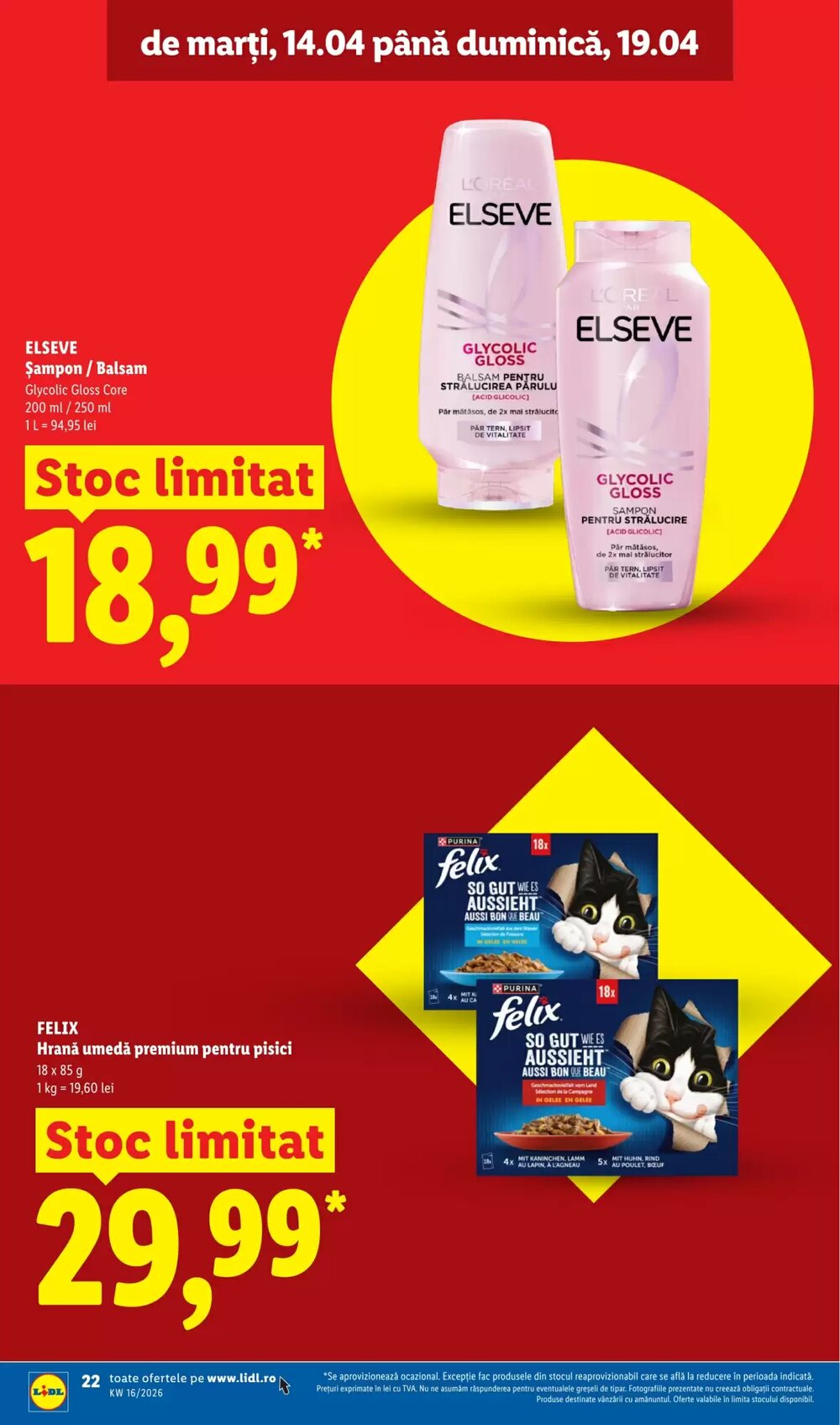 Catalogul cu oferte Lidl valabil de la 14.04.2026 - Pagina 22.