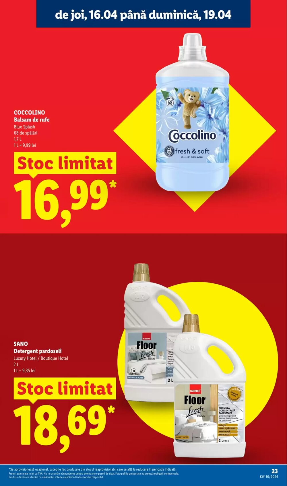 Catalogul cu oferte Lidl valabil de la 14.04.2026 - Pagina 23.
