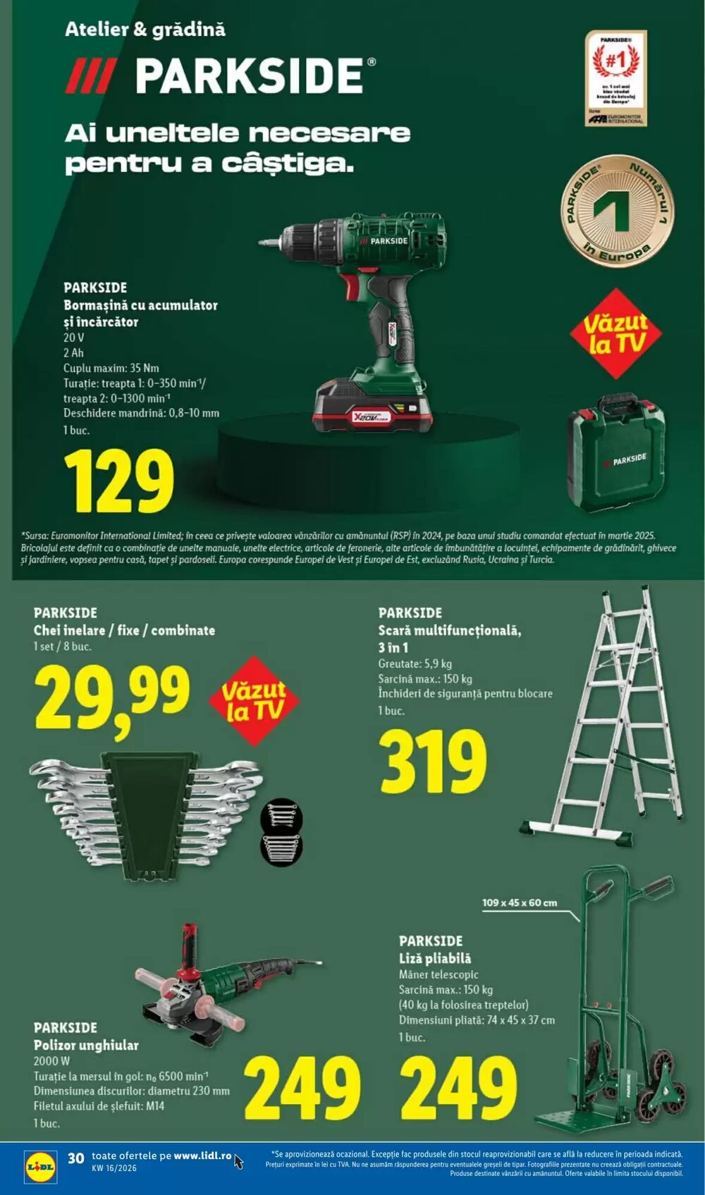 Catalogul cu oferte Lidl valabil de la 14.04.2026 - Pagina 30.