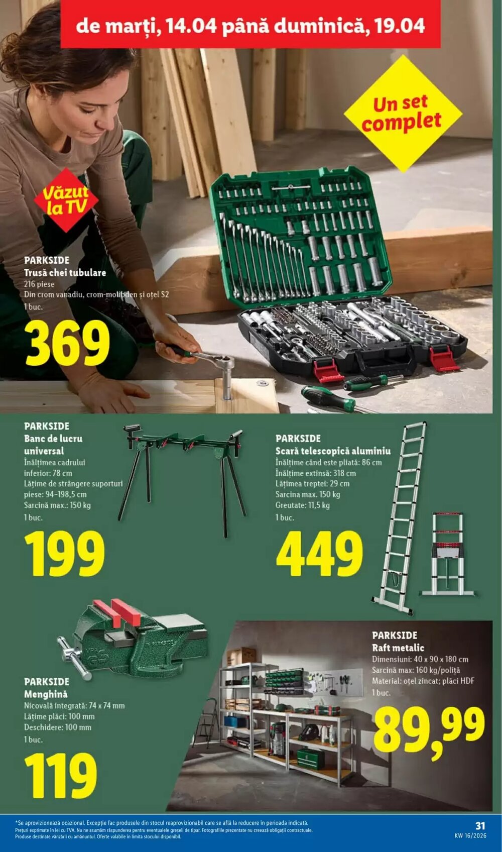 Catalogul cu oferte Lidl valabil de la 14.04.2026 - Pagina 31.