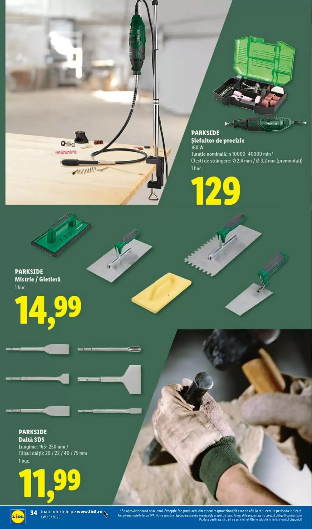 Catalogul cu oferte Lidl valabil de la 14.04.2026 - Pagina 34.
