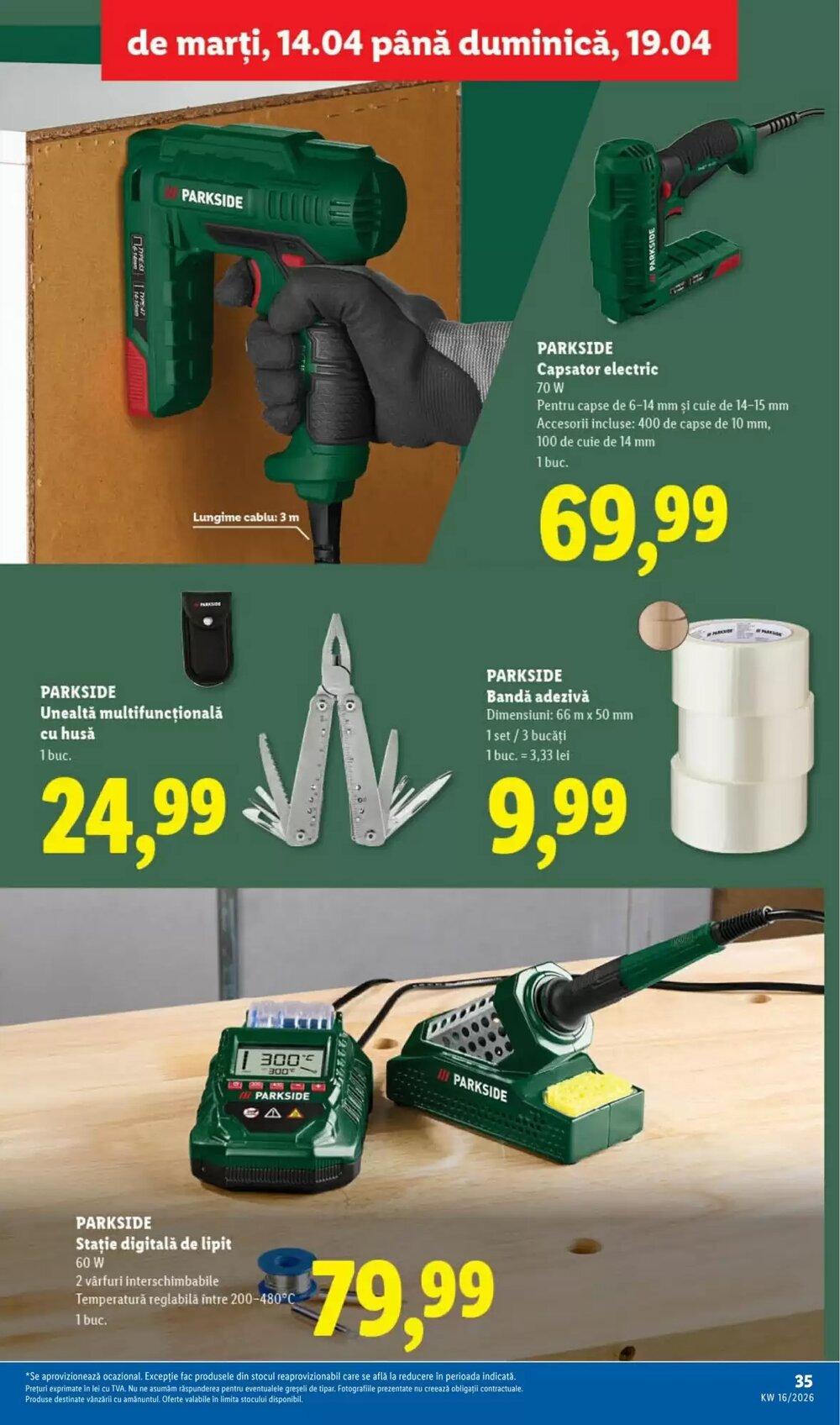 Catalogul cu oferte Lidl valabil de la 14.04.2026 - Pagina 35.