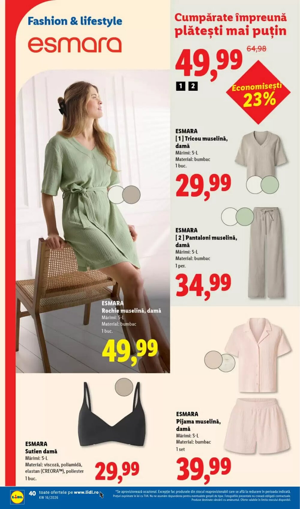 Catalogul cu oferte Lidl valabil de la 14.04.2026 - Pagina 40.