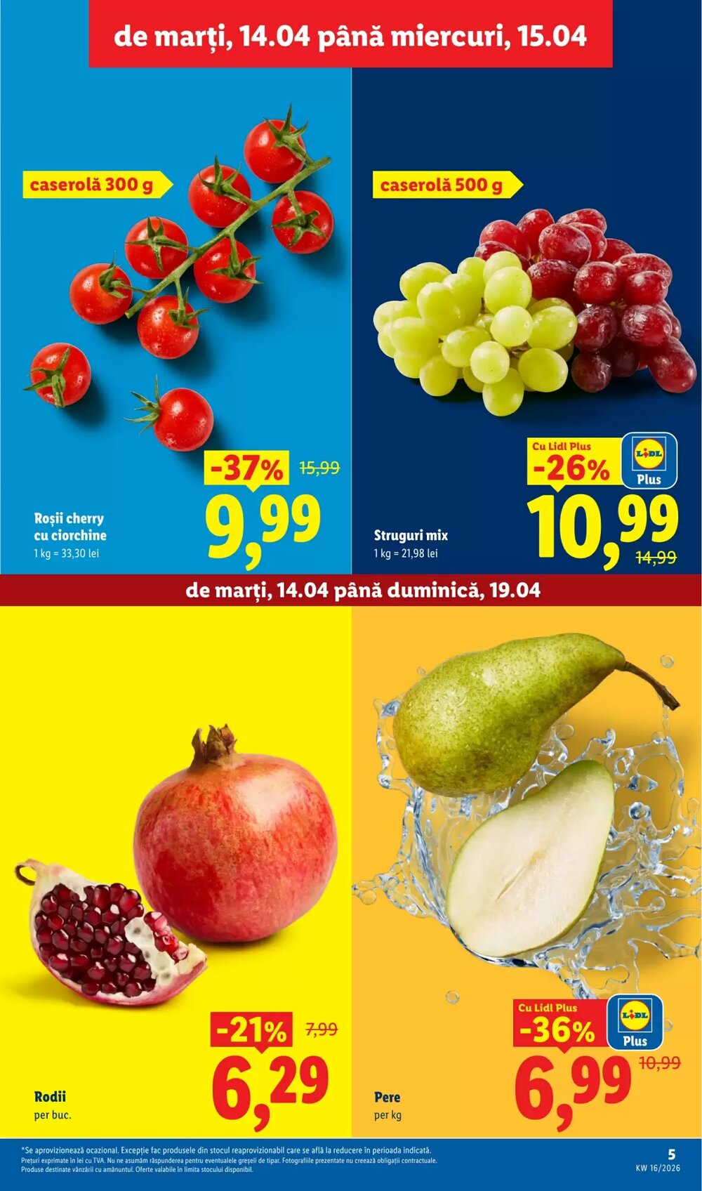Catalogul cu oferte Lidl valabil de la 14.04.2026 - Pagina 5.