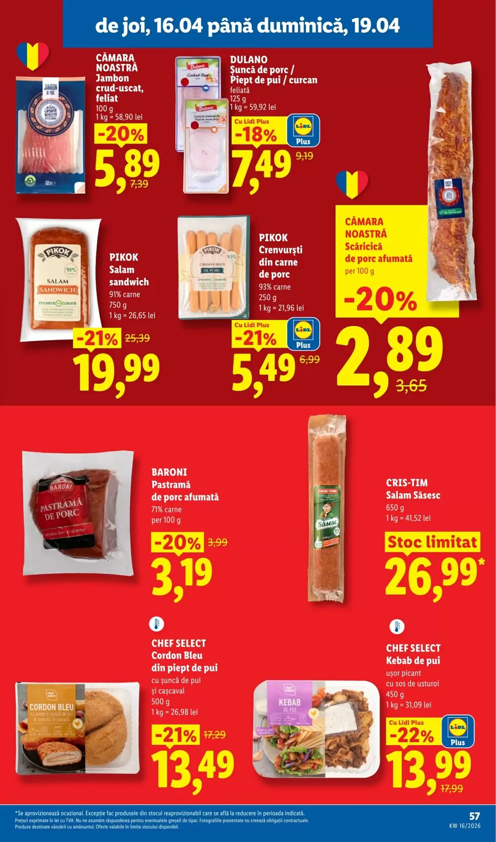 Catalogul cu oferte Lidl valabil de la 14.04.2026 - Pagina 57.