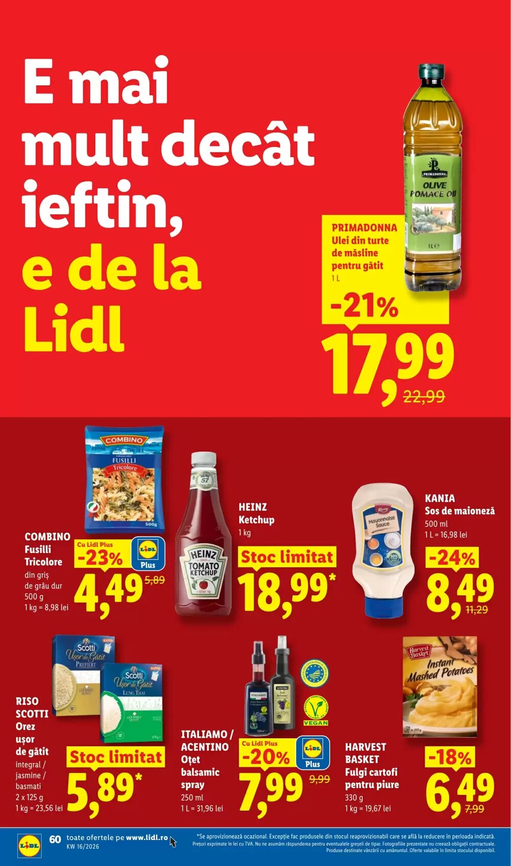 Catalogul cu oferte Lidl valabil de la 14.04.2026 - Pagina 60.