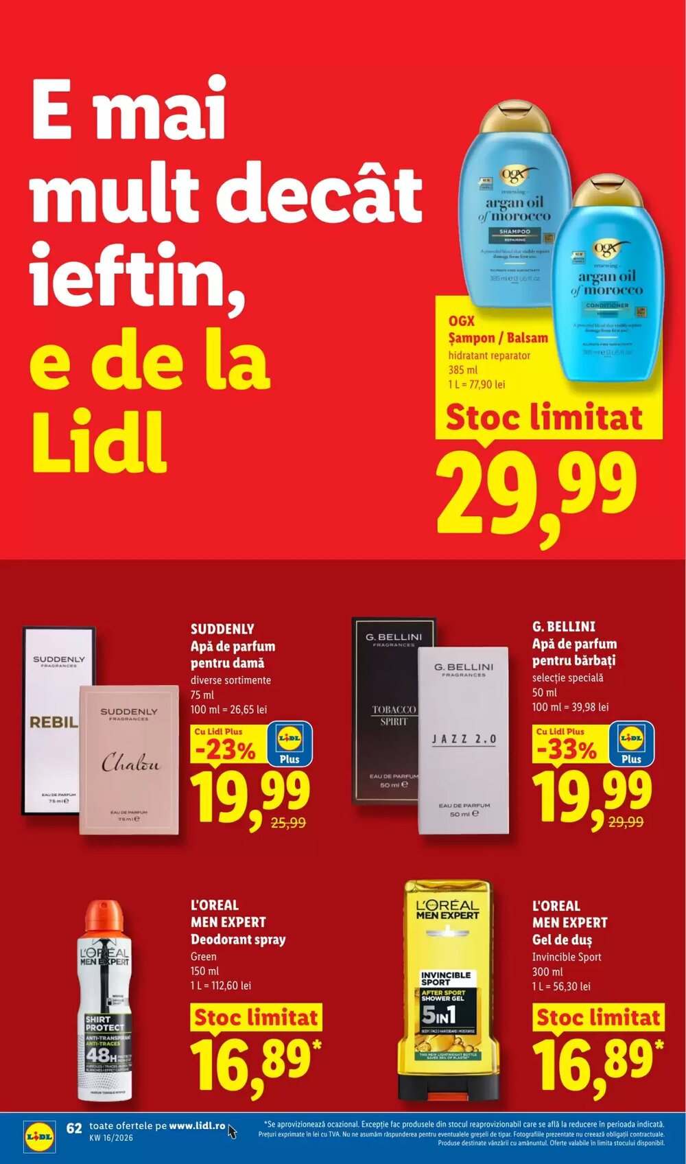 Catalogul cu oferte Lidl valabil de la 14.04.2026 - Pagina 62.
