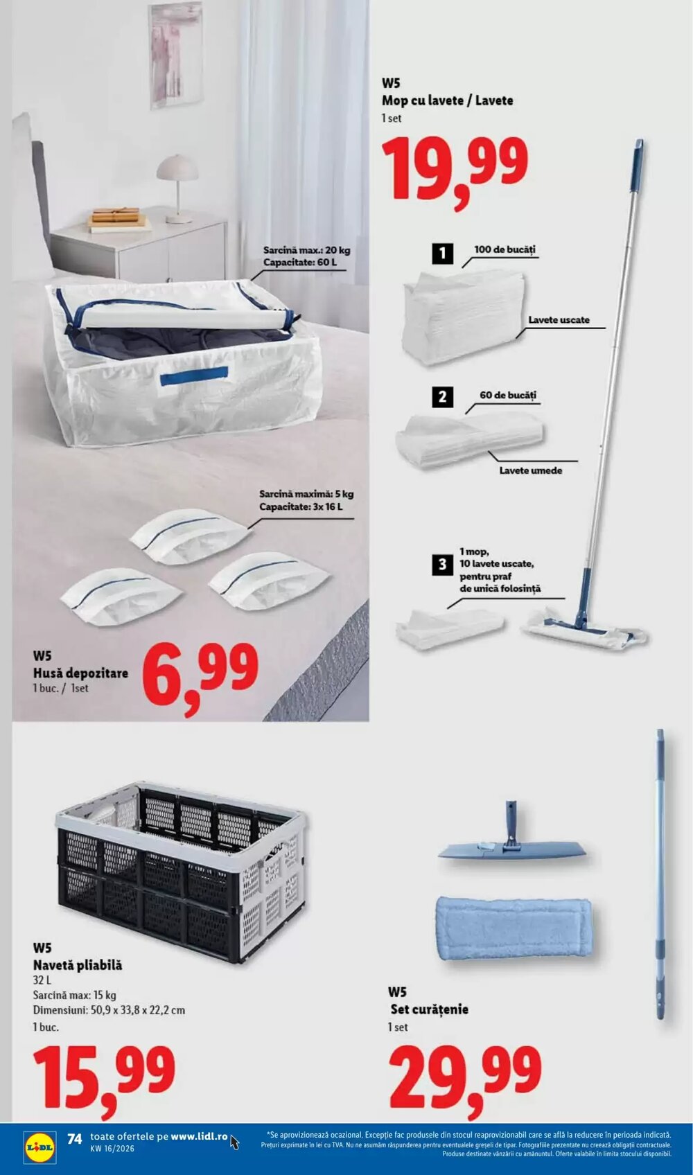 Catalogul cu oferte Lidl valabil de la 14.04.2026 - Pagina 74.