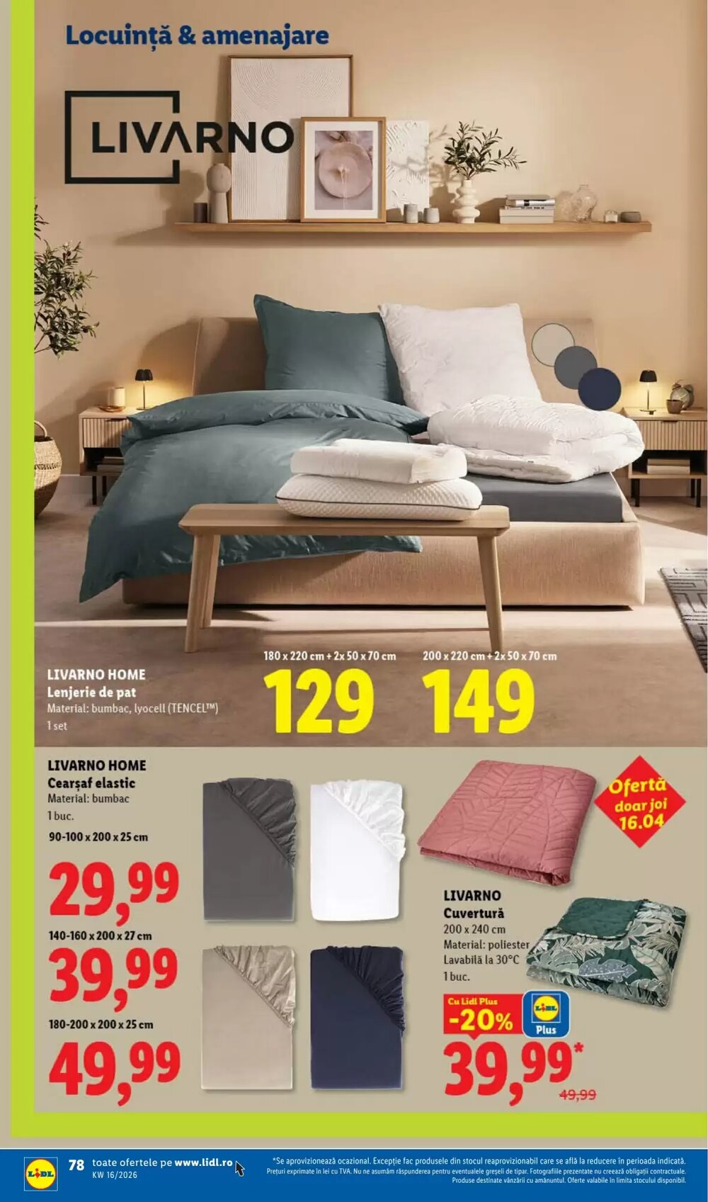 Catalogul cu oferte Lidl valabil de la 14.04.2026 - Pagina 78.