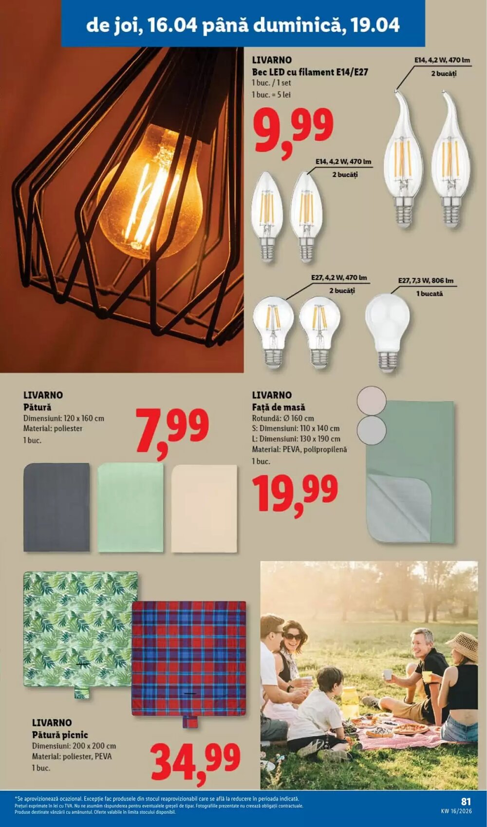 Catalogul cu oferte Lidl valabil de la 14.04.2026 - Pagina 81.