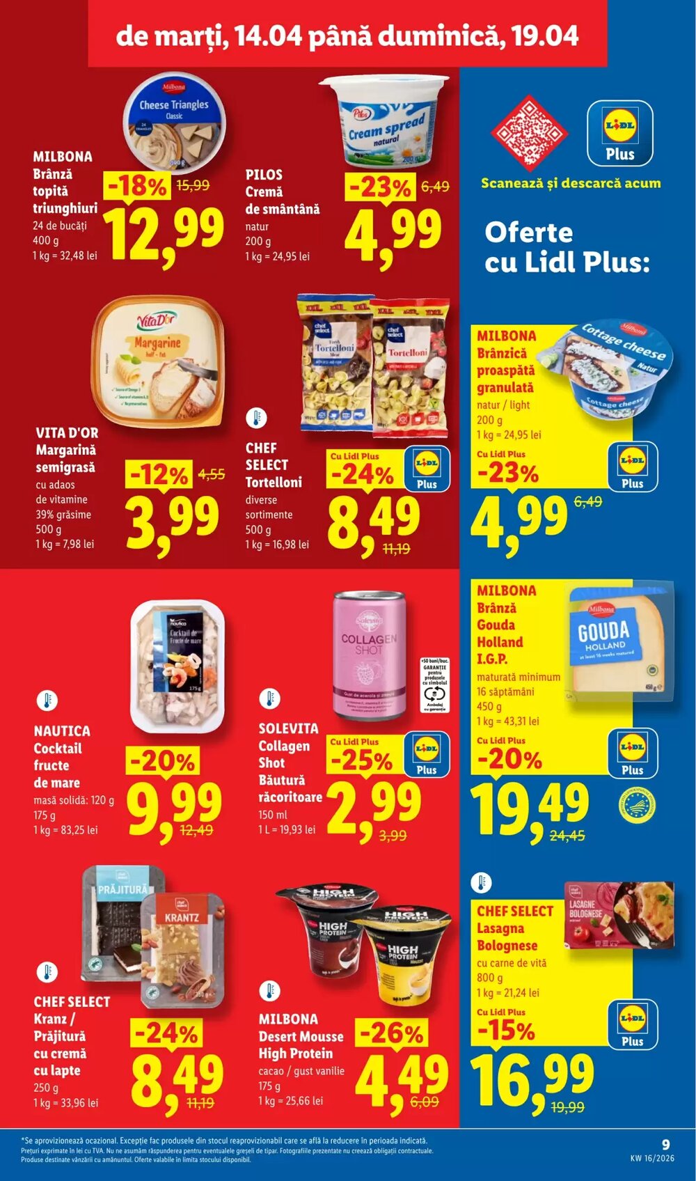 Catalogul cu oferte Lidl valabil de la 14.04.2026 - Pagina 9.