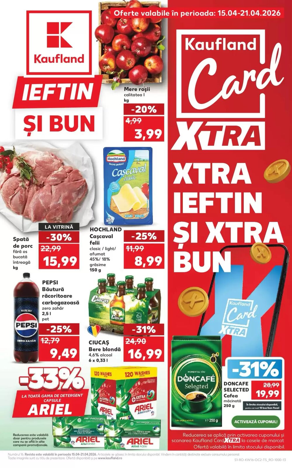 Catalogul cu oferte Kaufland valabil de la 15.04.2026 - Pagina 1.