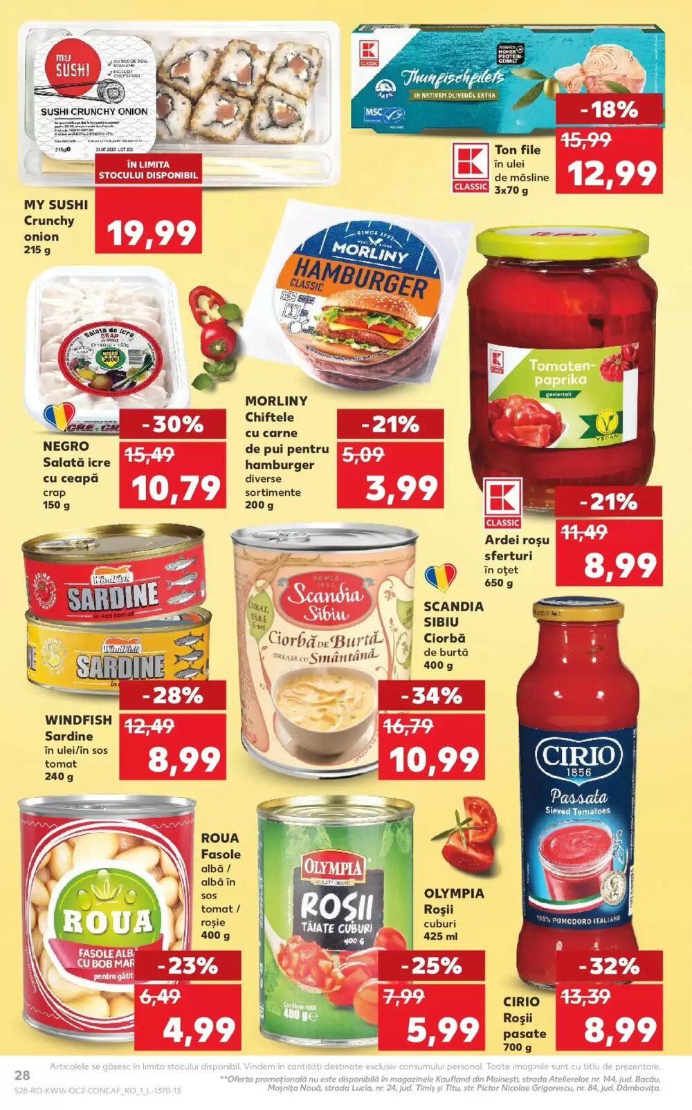 Catalogul cu oferte Kaufland valabil de la 15.04.2026 - Pagina 28.