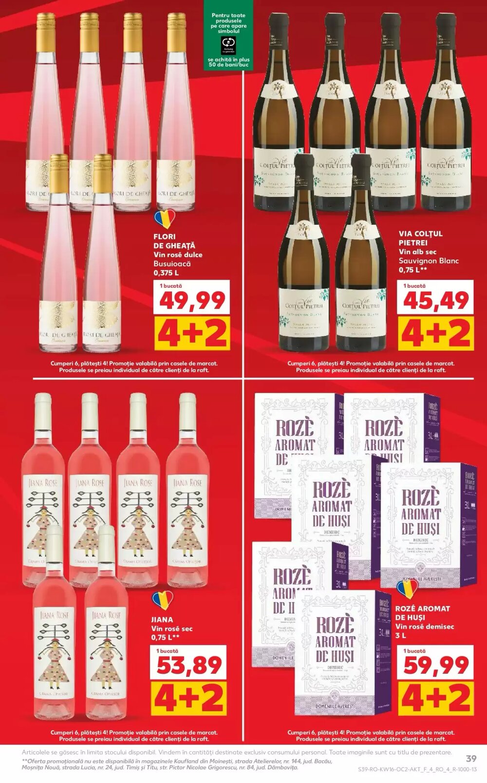 Catalogul cu oferte Kaufland valabil de la 15.04.2026 - Pagina 39.