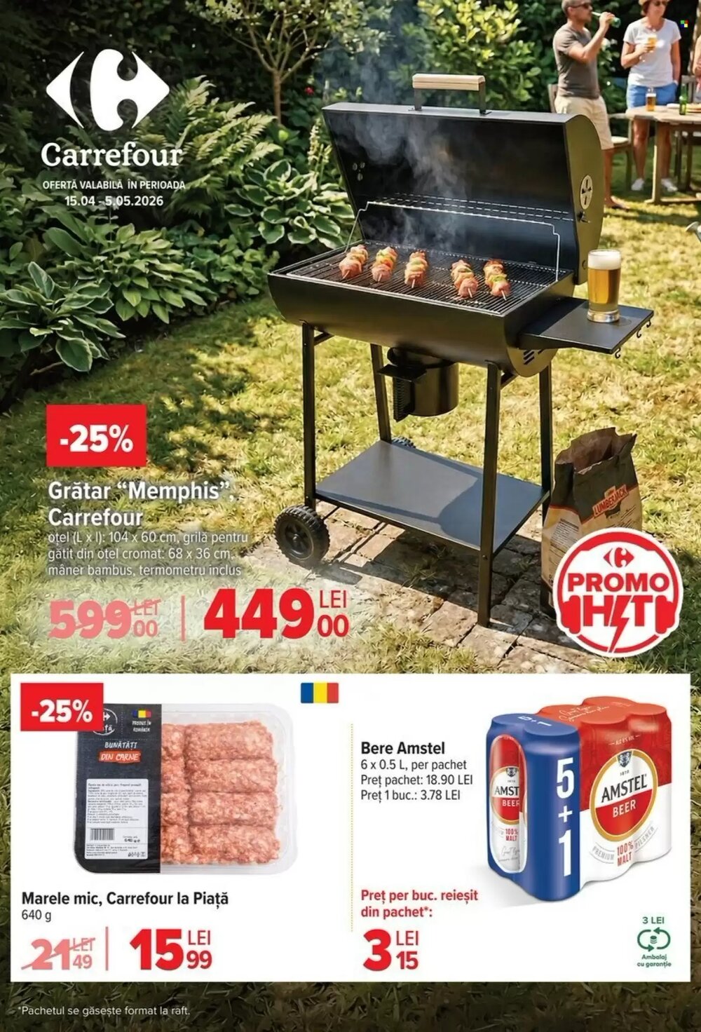 Catalogul cu oferte Carrefour valabil de la 15.04.2026 - Pagina 1.