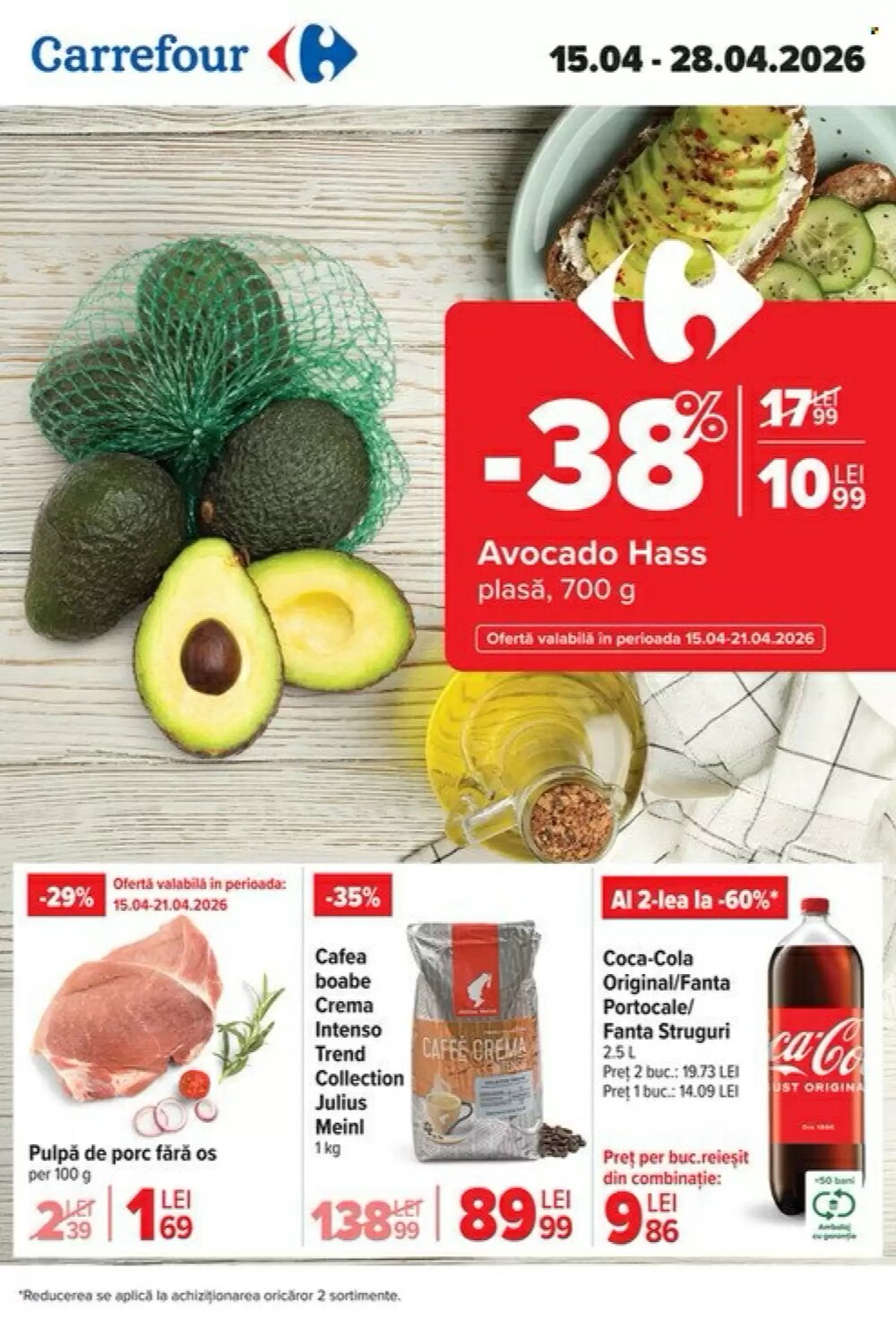 Catalogul cu oferte Carrefour valabil de la 15.04.2026 - Pagina 1.