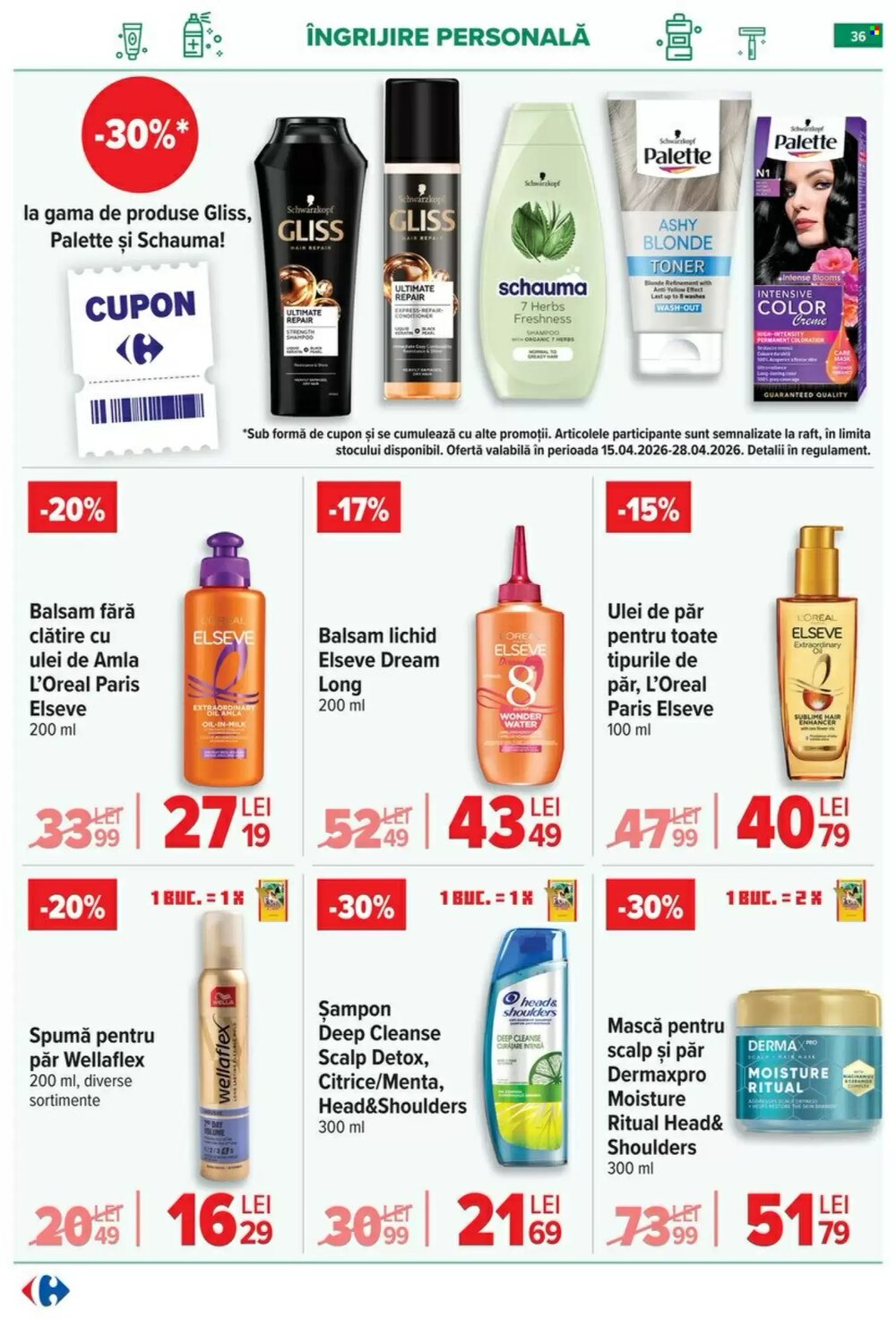 Catalogul cu oferte Carrefour valabil de la 15.04.2026 - Pagina 37.