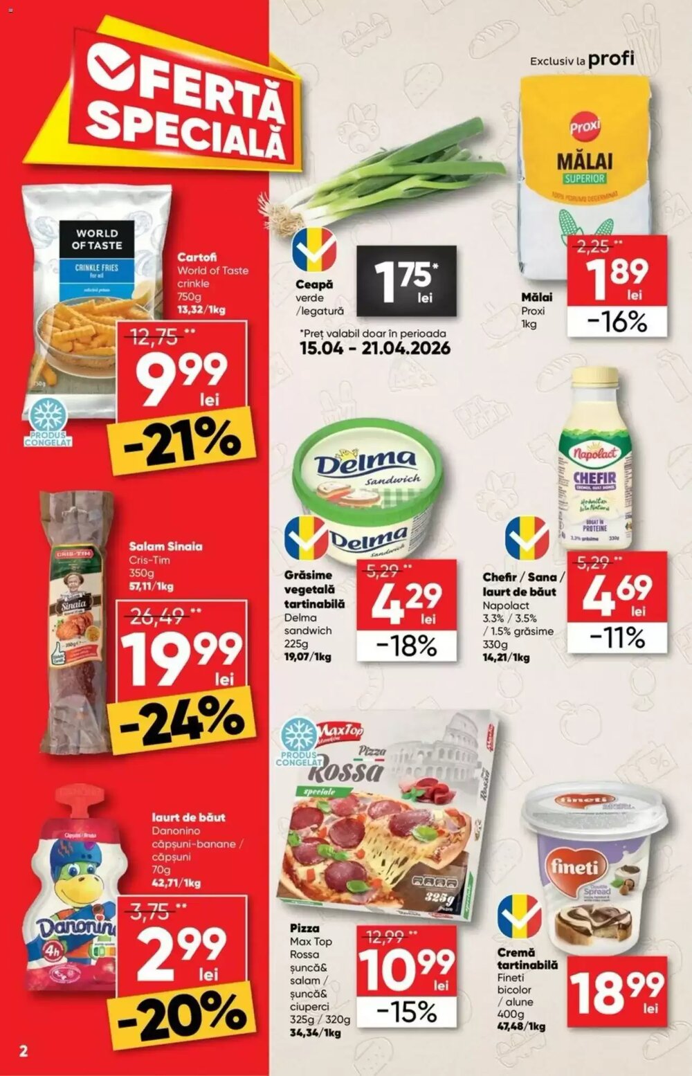 Catalogul cu oferte PROFI valabil de la 15.04.2026 - Pagina 2.