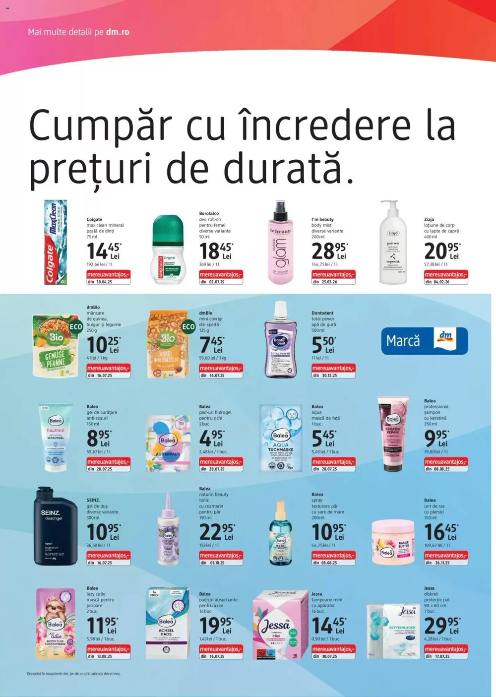 Catalogul cu oferte DM valabil de la 15.04.2026 - Pagina 2.