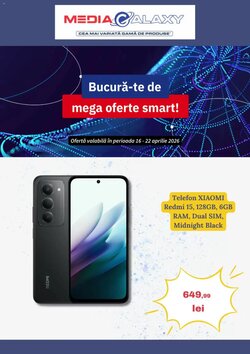 Catalogul cu oferte Media Galaxy valabil de la 15.04.2026