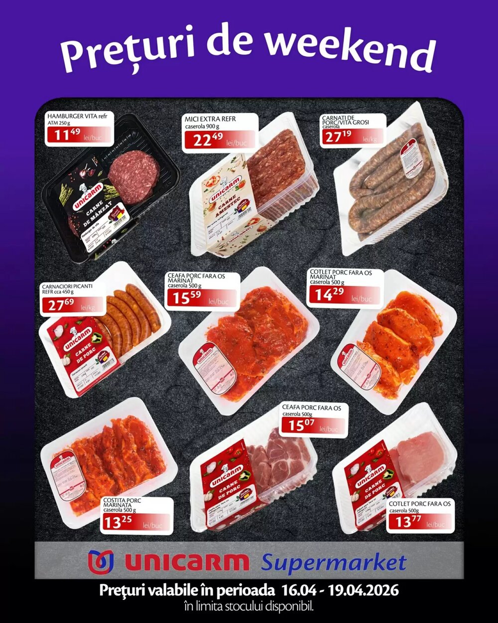 Catalogul cu oferte Unicarm valabil de la 16.04.2026 - Pagina 2.