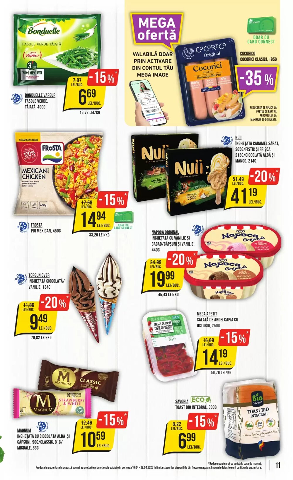 Catalogul cu oferte Mega Image valabil de la 16.04.2026 - Pagina 11.