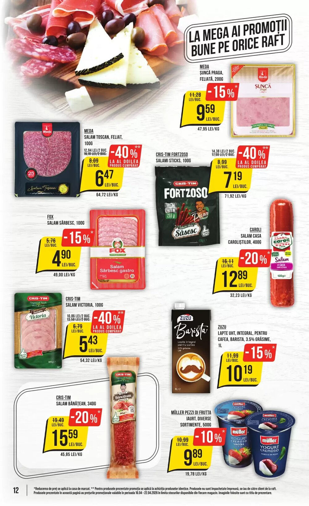 Catalogul cu oferte Mega Image valabil de la 16.04.2026 - Pagina 12.