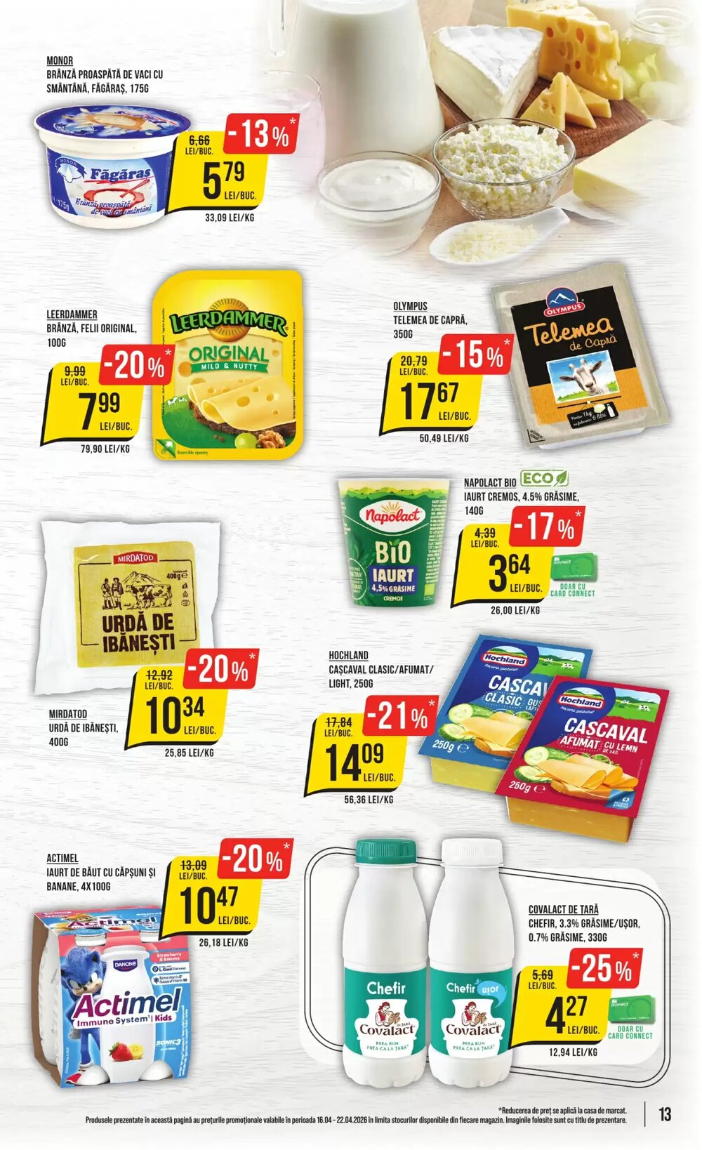 Catalogul cu oferte Mega Image valabil de la 16.04.2026 - Pagina 13.