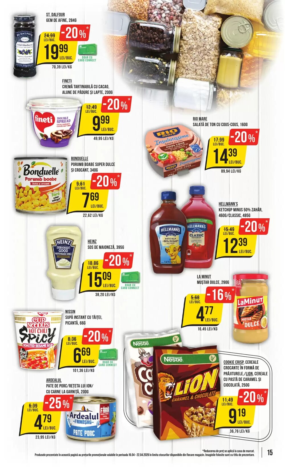 Catalogul cu oferte Mega Image valabil de la 16.04.2026 - Pagina 15.